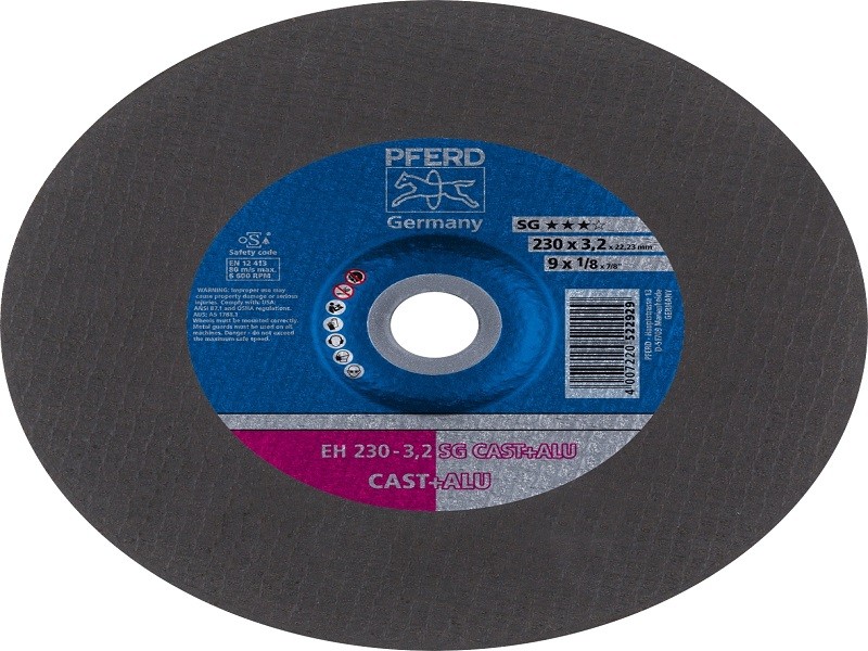 Disco De Corte Pferd 9"x1/8