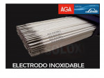 Electrodo Para Acero Inoxidable Aga R-60 1/8 Kg