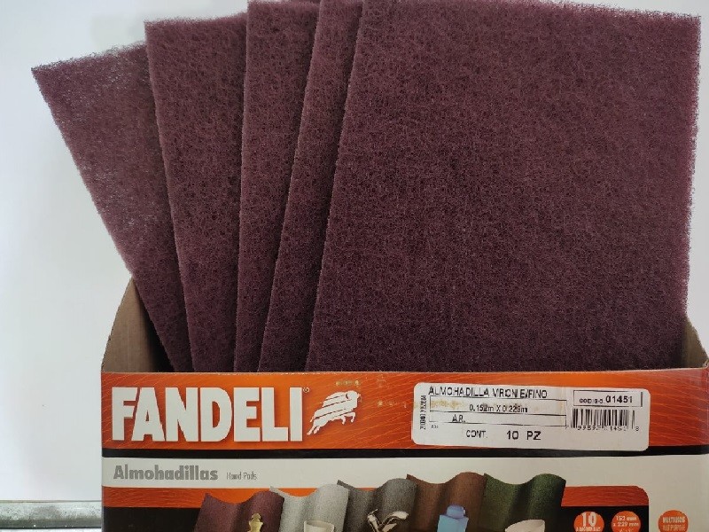 Fibra Marron/Morado Fino FANDELI De Pulir