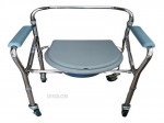 Inodoro Drive Medical Portátil Plegable Con Ruedas 